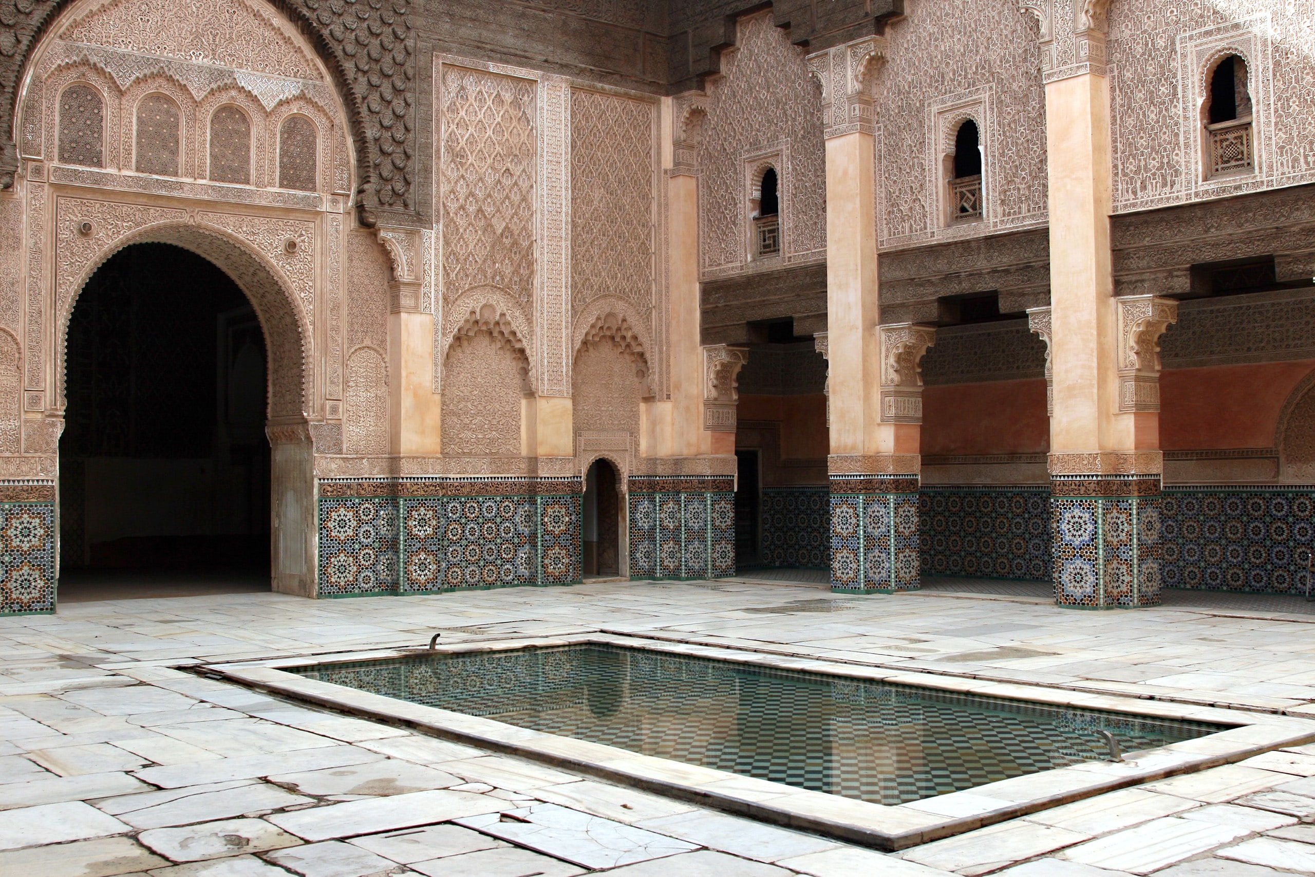 Gammel koranskole i Marrakech, Marokko
