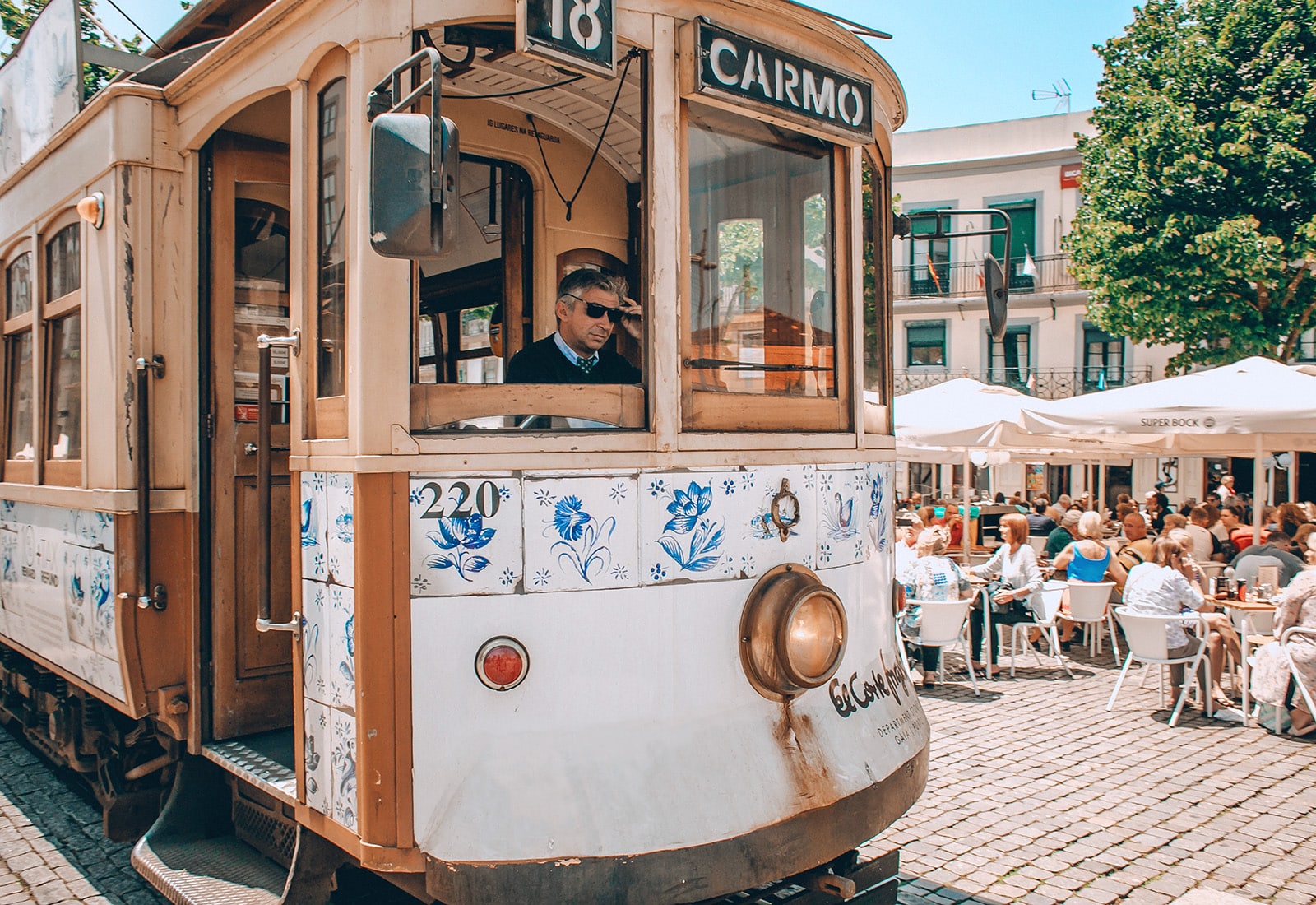 Sporvogn i Porto, Portugal